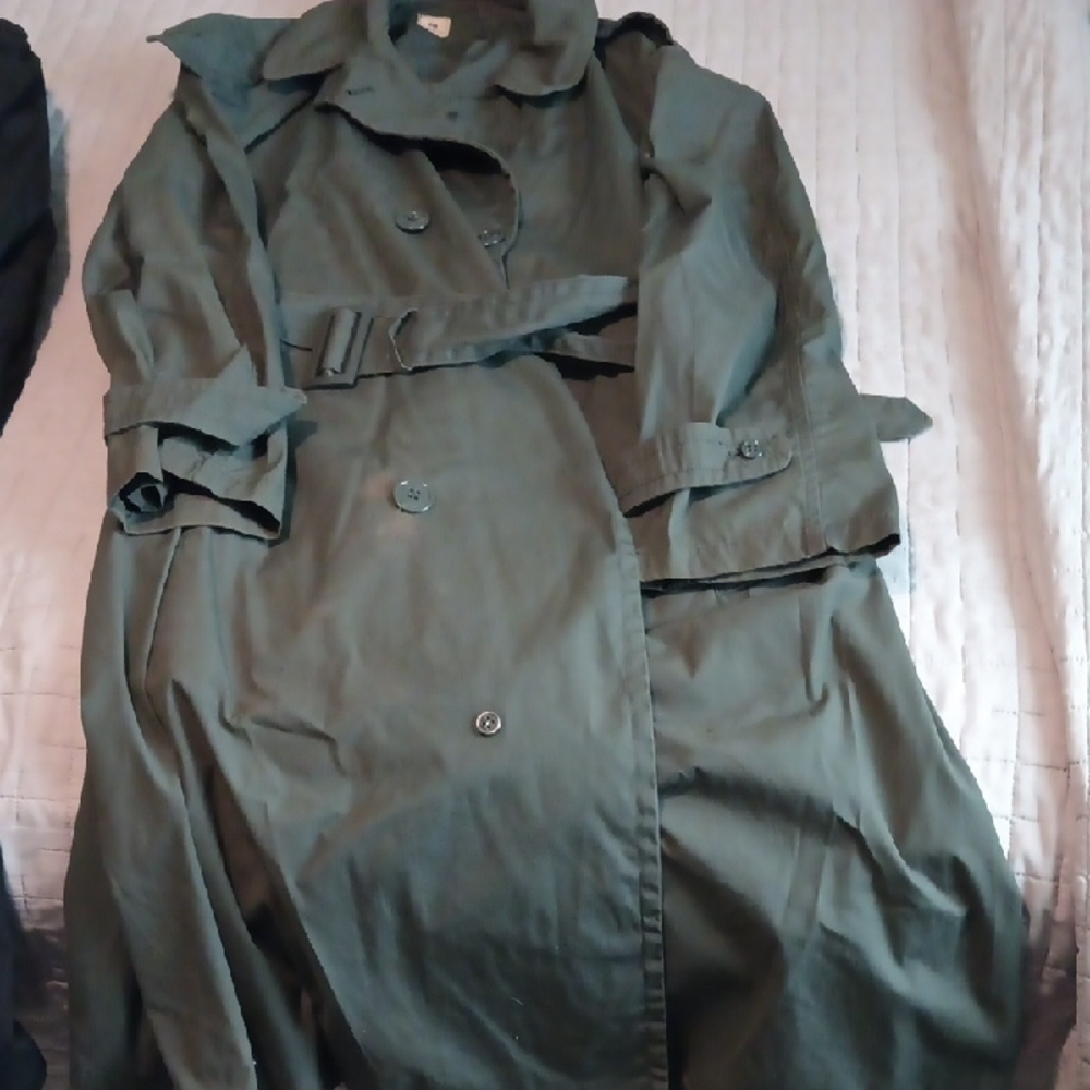Classic Green Trench Coat